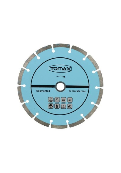 Tomax Segmentli Elmas Beton Kesici Daire Testere 115 Mm