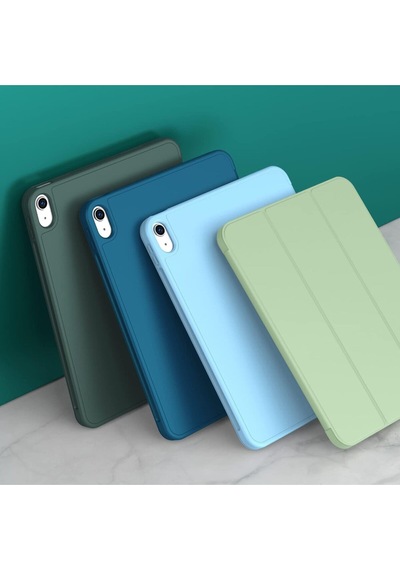 Apple Uyumlu iPad 11.nesil 2025 / 10.nesil 2022 Kalem Bölmeli Standlı Smart Kılıf Kapaklı Kılıf