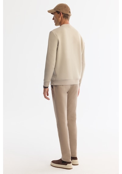 Avva Erkek Taş Bisiklet Yaka 3 İplik Şardonlu Baskılı Regular Fit Sweatshirt A42y1306