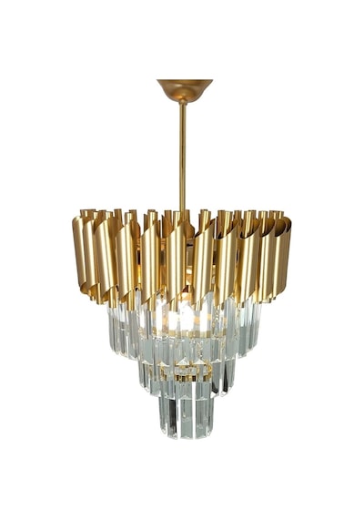 Roza Varaklı Gold - Yatak Odası - Salon - Mutfak - Hol Altın