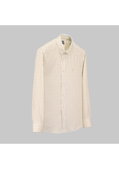 Sarar Artos Interview Slim Fit Erkek Gömlek 3174539 Kahve