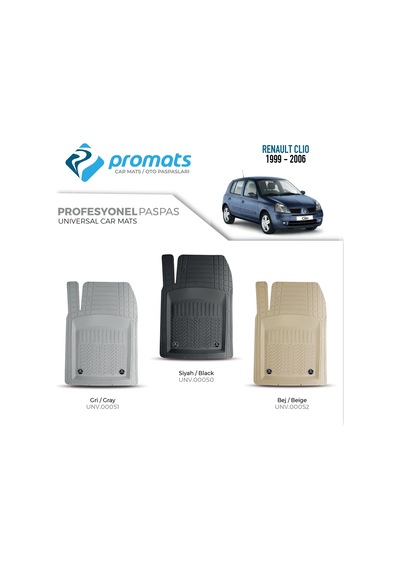 Renault Clio 2 1998-2005 4d Oto Paspas Profesyonel Bej