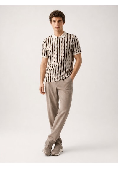 LOFT Regular Fit Erkek Polo K.kol Lf2042749 Q1.v1 Kahverengi