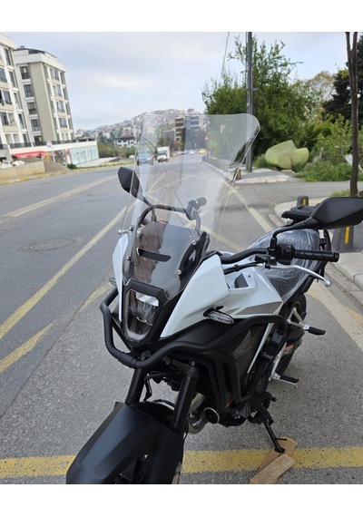 Motocam Honda Nx 500 Ön Cam 2025-2026 Model 48cm Şeffaf Renkli 4mm Uzun
