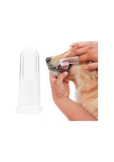 Markapet Kedi ve Köpek Parmak Diş Fırçası Mavi 5.5 CM