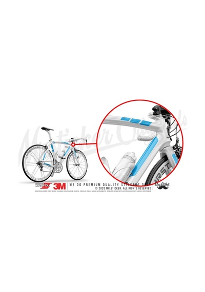 Bcy47 Reflektif Cizilmeye Dayanikli Kadro Koruyucu Sticker Seti