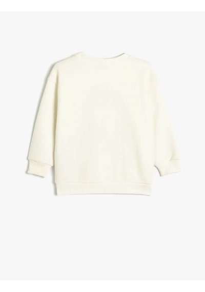 Koton Erkek Çocuk Sweatshirt Ekru 5wkb10070tk 25ky59000154 Y5915 Ekru
