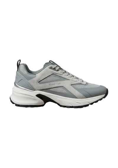Calvin Klein Hıke Runner Ck Strıp, 0g4 Gri Erkek Spor Ayakkabı