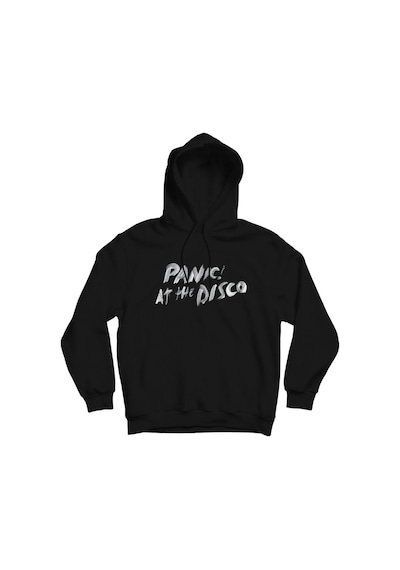 Panic At The Disco Baskılı Kapşonlu Sweatshirt Siyah