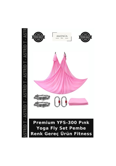 Premium Yfs-300 Pınk Yoga Fly Set Pembe Renk Gereç Ürün Fitness