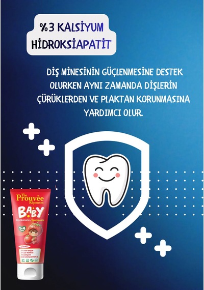 %100 Doğal Organik Bebek Ve Çocuk Diş Macunu 50 Ml Florürsüz Çürük Önleyici