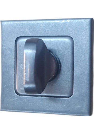 Armax Piramit Rozetli Antrasit Wc Kolu / 2 Takım