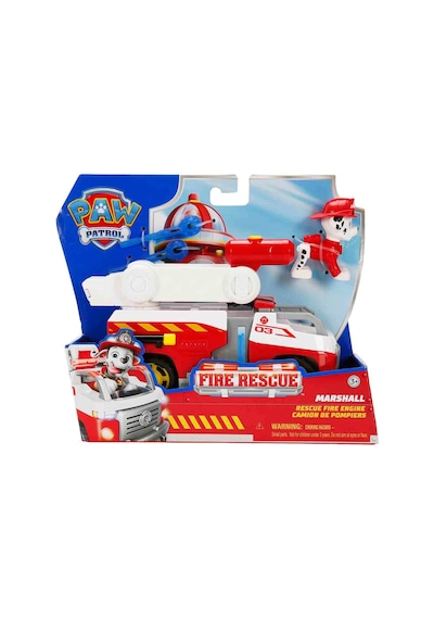 Paw Patrol Fire Rescue Figür Ve Kurtarma Aracı Marshall