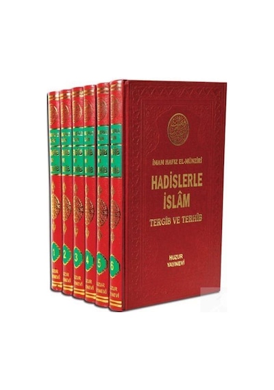 Hadislerle İslam-6 Cilt Takım - Hafız el-Münziri - Huzur Yayınevi