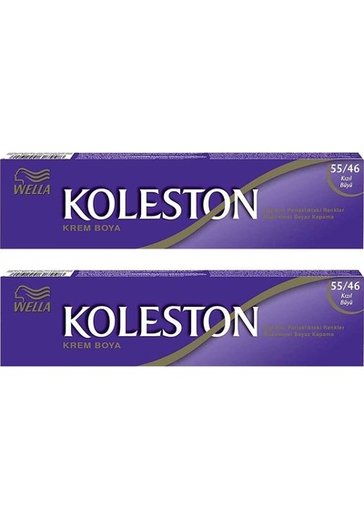 Koleston Tüp Saç Boyası 55/46 Kızıl Büyü X 2 Adet