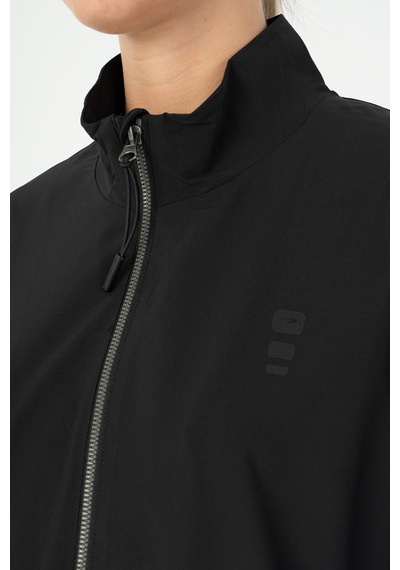 Maraton Comfort Kadın Dik Yaka Siyah- Tracktop Siyah-