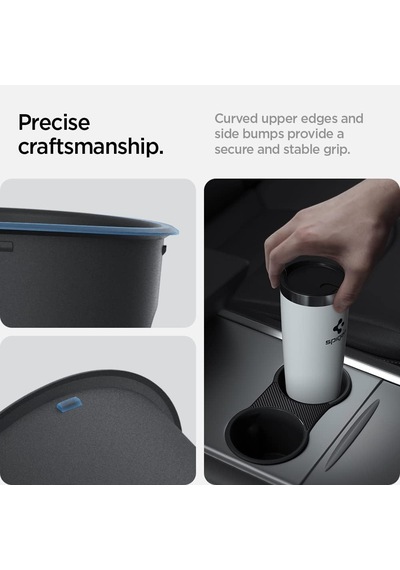 Tesla Model Y Legacy 2024-2023 Orta Konsol Bardaklık Tutucu Organizer To210 Black - Acp04507
