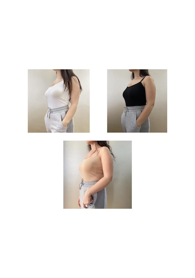 Pamuklu Likralı Askılı Body Atlet 3 Adet