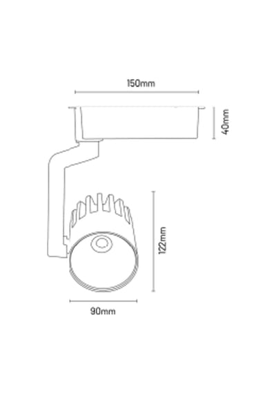 Sunlight Akrobat COB Led Ray Spot 30 Watt Monofaze Gün Işı
