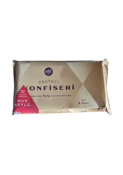 Elit Pastacı Sütlü Konfiseri 2.5 Kg Glutensiz