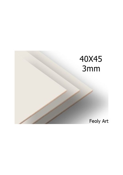 3 Mm / 40 Cm X 45 Cm Mdf Plaka 3 Adet - Hobi, Maket, Ahşap El Sanatları İçin Uygun 3 Lü Paket 400 x 450