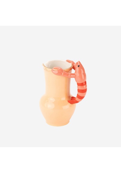 İstakoz Saplı Turuncu Dolomit Sürahi 1200 Ml