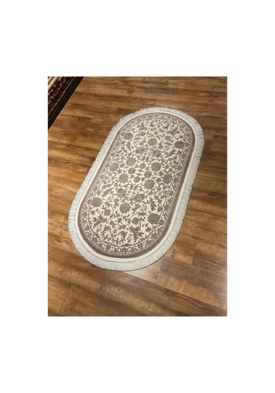 Daphne 10455a Lila Oval Halı Çok Renkli