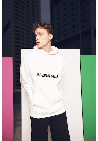 Tarzsokak Unisex Beyaz Essentials Sweatshirt Trndz204