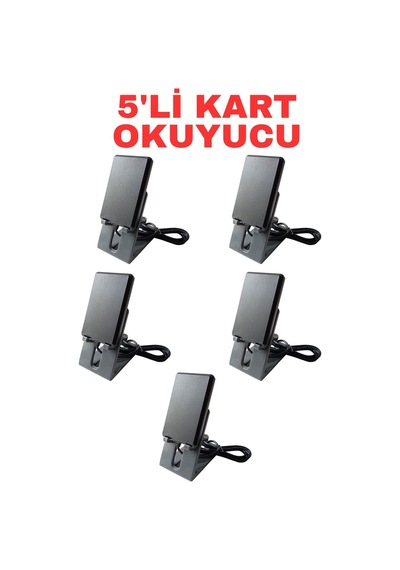 Sr-220 Em Usb Proximity Kart Okuyucu 125 Khz Masaüstü Rfıd Kart Okuyucu Tak Çalıştır 5 Adet