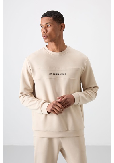 Tommy Life Bej Pamuklu Kalın Yumuşak Dokulu Comfort Fit Baskılı Erkek Eşofman Takım - 85253 Bej Tommy Life Bej Pamuklu Kalın Yumuşak Dokulu Comfort Fit Baskılı Erkek Eşofman Takım - 85253 Bej