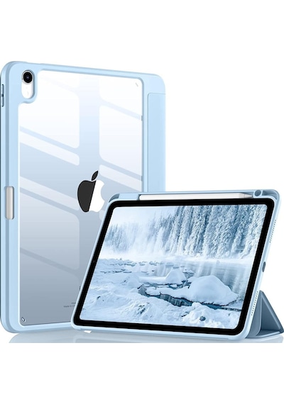 Apple Uyumlu iPad, 7. 8. 9. Nesil 10.2" Kılıf Grafiti Şeffaf Kalem Bölmeli 2019 2020 2021