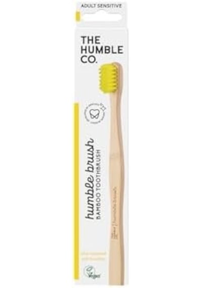 Bambu Diş Fırçası Yetişkin Sensitive Ultra Yumuşak Sarı Açık Ahşap