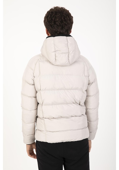 Maraton Sportswear Regular Erkek Kapşonlu Uzun Kol Basic Taş Rengi Mont 21259-taş Rengi Taş