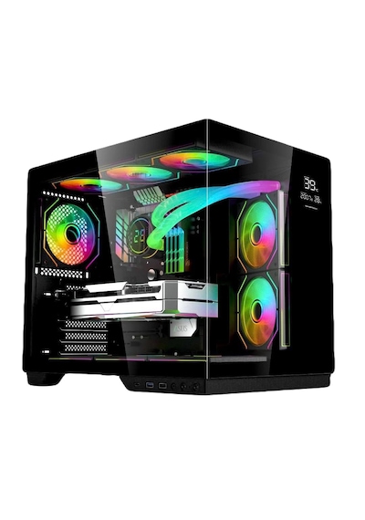 Gametech Prıme Grand 7x120mm Argb Dereceli Akvaryum Oyuncu Kasası