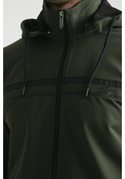Shooter Sportswear Shooter Premium Dik Yaka Rahat Form Klasik Paça Erkek Eşofman Takımı Haki Shooter Sportswear Shooter Premium Dik Yaka Rahat Form Klasik Paça Erkek Eşofman Takımı Haki