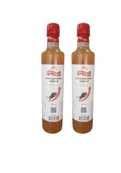 Perinthos Neşe Natural Doğal Ginseng Sirkesi 500 Ml X 2 Adet