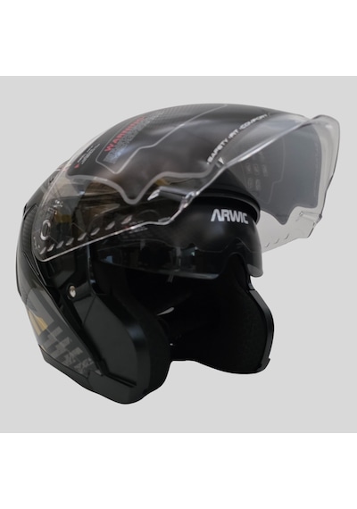 Arwic Street Model Yarım Motosiklet Kaskı Ar836 Sarı