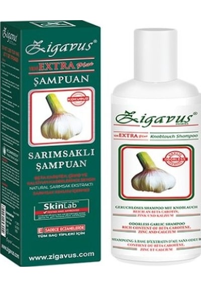 Zigavus Yoğun Saç Dökülmelerine Karşı Extra Plus Sarımsaklı Şampuan 150 ML