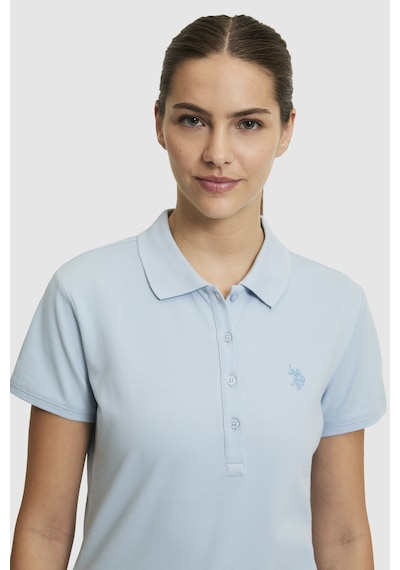 U.S. Polo Assn. U.s. Polo Assn. Kadın Açık Mavi Tişört Basic 50321818-vr003 Acık Mavı