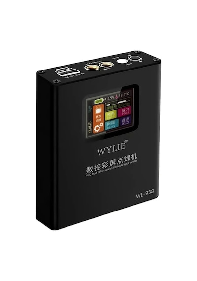 Wylıe Wl-958 Pil Punta Kaynak Makinesi Güç Ayarlı Şarjlı Taşınabilir Usb 5v/2.4a Renkli Ekran Pil Punta Makinesi 5000ma