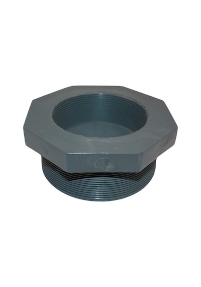 2,5″ x 3″ PVC Dişli Redüksiyon Adaptör – Erkek-Dişli – Sulama & Tesisat Uyumlu