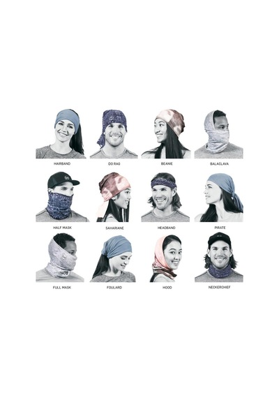 Buff Ecostretch Concrete Grey Çok Işlevli Bandana
