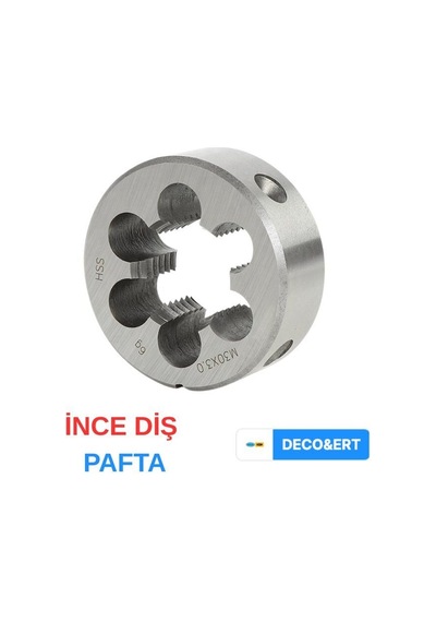 Ert İnce Diş Pafta - M30x2,0