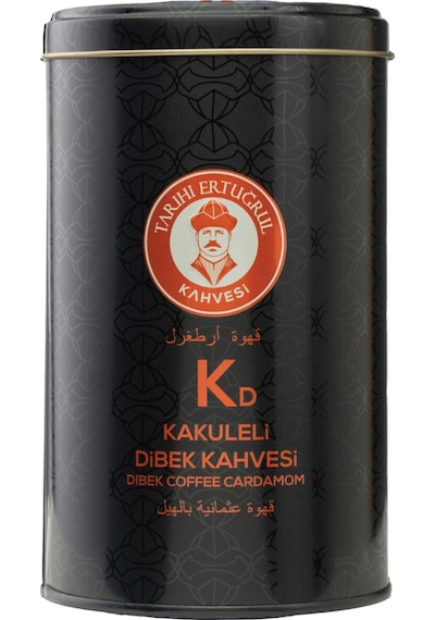 Tarihi Ertuğrul Kahvesi Kakuleli Dibek Kahvesi Teneke 250 G