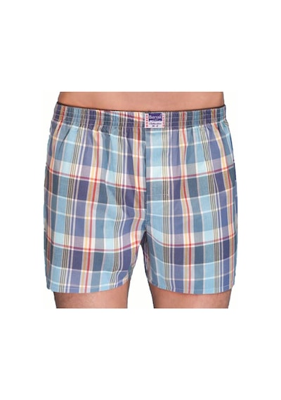 10 Adet Berrak Erkek Havlu Kemer Poplin Boxer Short 1070 Çok Renkli
