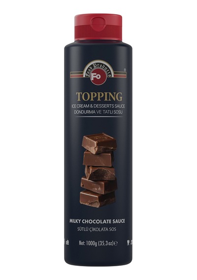 Sütlü Çikolatalı Topping Dondurma Sosu 1 Kg