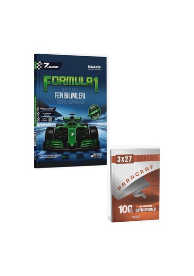 Son Viraj 2027 7. Sınıf Fen Bilimleri Formula 1 Soru Bankası+ Anla Kazan Paragraf