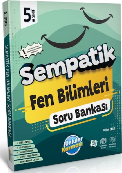 5.sınıf Sempatik Fen Bilimleri Soru Bankası +36 Haftalık Kazanım Denemeleri Hediyeli