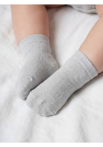 Babycosy Organic Wear Premium %100 Organik,6 Lı Bebek Çorap Doğal Ton,pamuklu,yenidoğan Çorap,0-24 Ay Çok Renkli