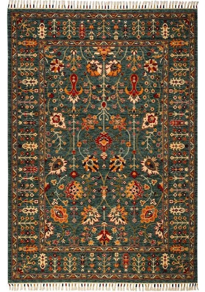 Çam Halı Sultani 805 Yeşil Yün Ve Bambu İle Özel Tezgahlarda Üretilen Otantik Desenli El Emeği Modern Uşak Halısı Gri Çam Halı Sultani 805 Yeşil Yün Ve Bambu İle Özel Tezgahlarda Üretilen Otantik Desenli El Emeği Modern Uşak Halısı Gri